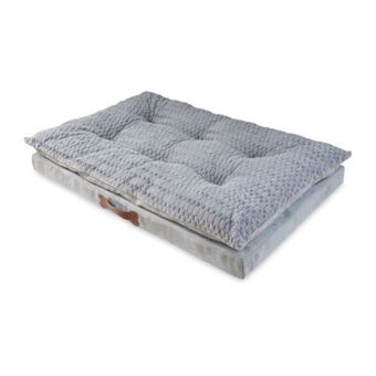 Aldi Medium faux suede memory foam bed offer