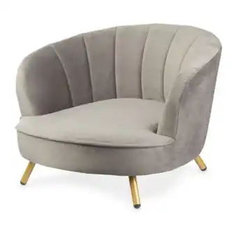 Aldi Grey scalloped pet chair offer
