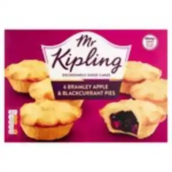 Morrisons Mr kipling apple & blackcurrant pies offer