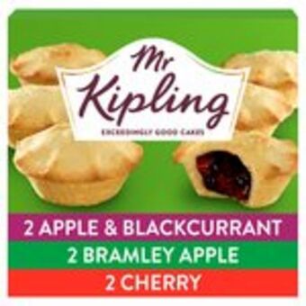 Morrisons Mr kipling fruity pies selection offer