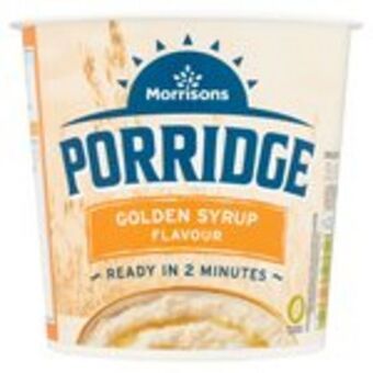Morrisons Morrisons golden syrup porridge offer