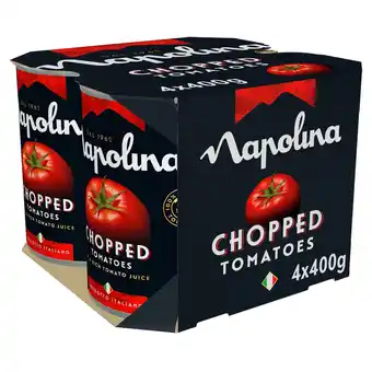 Morrisons Napolina chopped tomatoes in a rich tomato juice(4x400g) offer