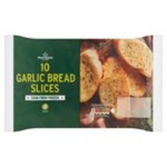 Morrisons Morrisons 10 garlic bread slices offer