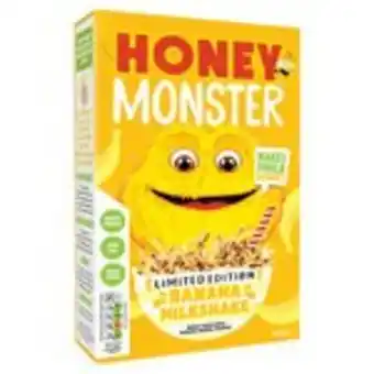 Morrisons Honey monster banana milkshake wheat puffs offer