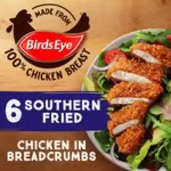 Morrisons Birds eye 6 southern fried chicken in breadcrumbs offer