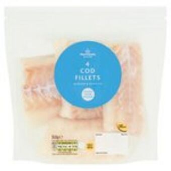 Morrisons Morrisons 4 cod fillets offer