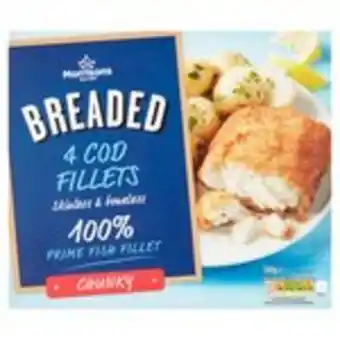 Morrisons Morrisons 4 chunky breaded cod fillets offer