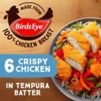 Morrisons Birds eye 6 crispy chicken in tempura batter offer