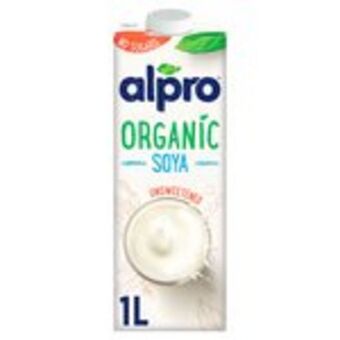 Morrisons Alpro organic soya no sugars long life drink offer