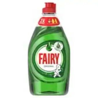 Morrisons Fairy original washing up liquid green with liftaction offer