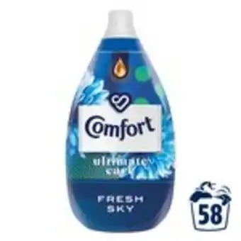 Morrisons Comfort fresh sky ultra concentrated fabric conditioner 58 wash offer