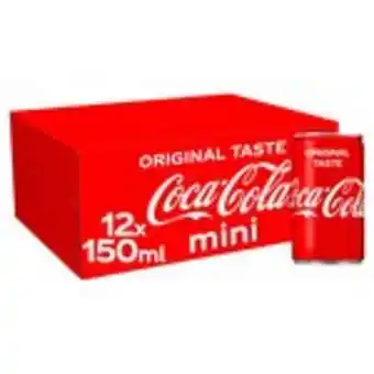 Morrisons Coca-cola mini cans offer