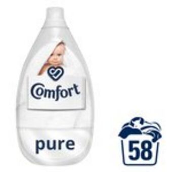 Morrisons Comfort pure ultra concentrated fabric conditioner 58 washes offer