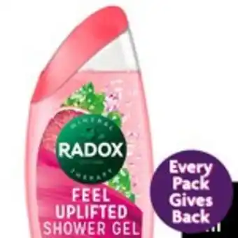 Morrisons Radox shower gel uplifting offer