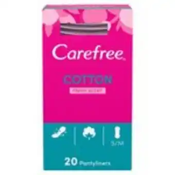 Morrisons Carefree cotton fresh scented breathable pantyliners offer
