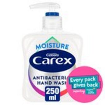 Morrisons Carex antibacterial moisture plus handwash offer