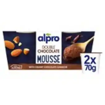 Morrisons Alpro double chocolate almond mousse & ganache offer