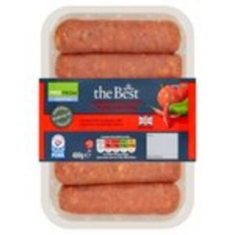 Morrisons Morrisons the best 6 hot and spicy sausages offer