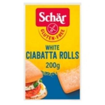 Morrisons Schar gluten free white ciabatta rolls offer