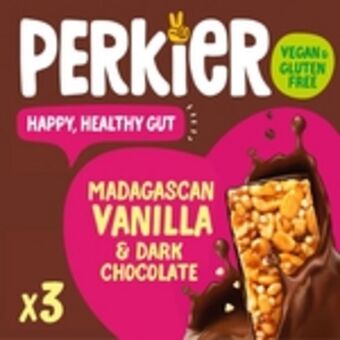 Morrisons Perkier madagascan vanilla & dark chocolate bars offer