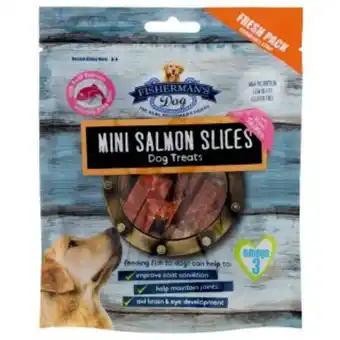 B&M Stores Fisherman's dog treats 100g - mini salmon slices offer