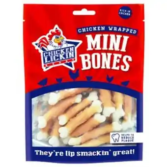 B&M Stores Chicken lickin mini bones dog treats offer
