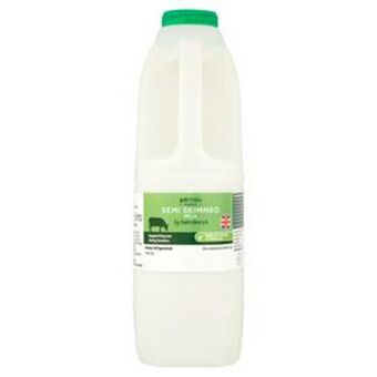 Sainsbury's Sainsbury's british semi skimmed milk 1.13l (2 pint) offer