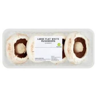Sainsbury's Sainsbury's large flat mushrooms 250g offer