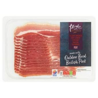 Sainsbury's Sainsbury's smoked streaky british bacon, taste the difference x14 220g offer