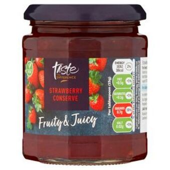 Sainsbury's Sainsbury's strawberry conserve, taste the difference 340g offer