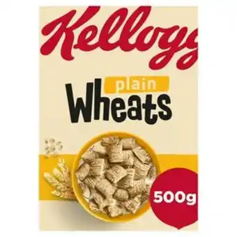 Sainsbury's Kellogg's plain wheats cereal 500g offer
