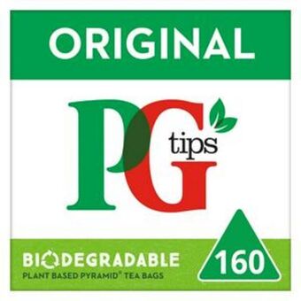Sainsbury's Pg tips original biodegradable black tea bags x160 offer