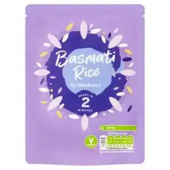 Sainsbury's Sainsbury's microwave rice basmati 250g offer