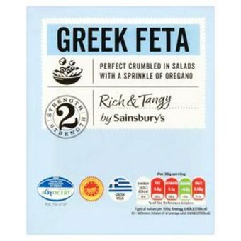 Sainsbury's Sainsbury's greek feta cheese 200g offer