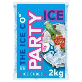 Sainsbury's The ice co. party ice cubes 2kg offer