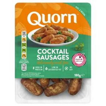 Sainsbury's Quorn vegetarian cocktail sausages 180g offer