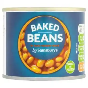 Sainsbury's Sainsbury's baked beans in tomato sauce 200g offer