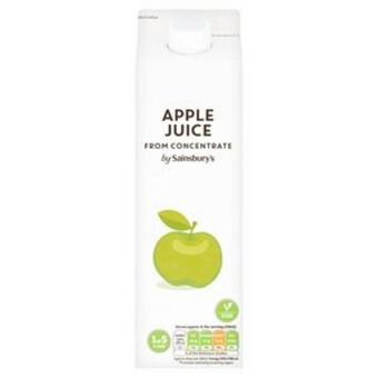 Sainsbury's Sainsbury's pure apple juice 1l offer