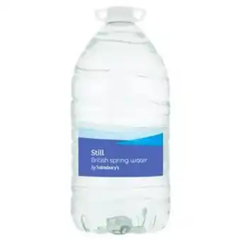 Sainsbury's Sainsbury's british spring water 5l offer
