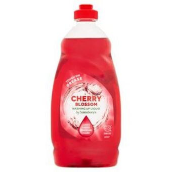 Sainsbury's Sainsbury's washing up liquid cherry, limited edition 450ml offer