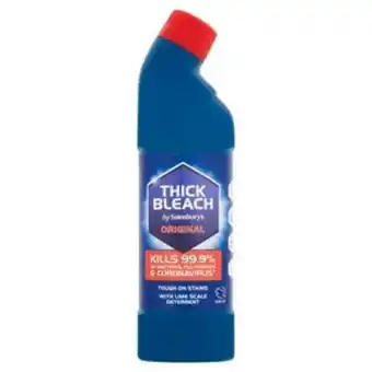Sainsbury's Sainsbury's thick bleach 750ml offer