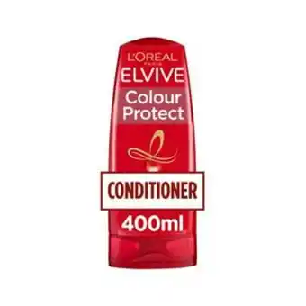 Sainsbury's L'oreal elvive colour protect coloured hair conditioner 400ml offer