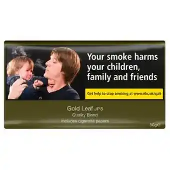 Sainsbury's Player's gold leaf tobacco 50g offer