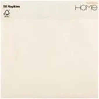 Sainsbury's Sainsbury's home white lunch napkins 50pk offer
