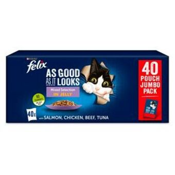 Sainsbury's Felix as good as it looks cat food mixed 40 x 100g offer