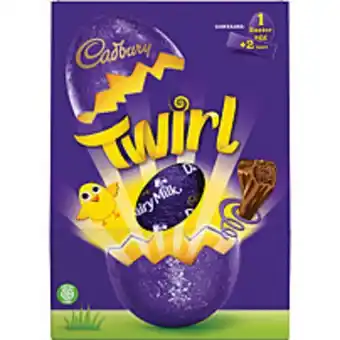 McColl's Cadbury twirl large egg 237g offer