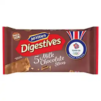 McColl's Mcvities digestive chocolate slices 5pk offer
