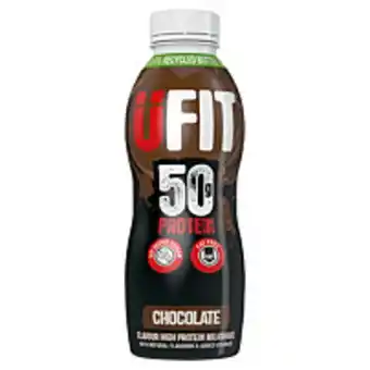 McColl's Ufit pro50 chocolate protein milkshake 500ml offer