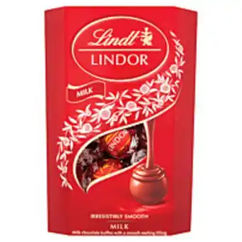 McColl's Lindt lindor milk chocolates 200g offer