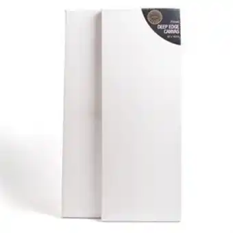 Home Bargains Colvin & co: artists primed canvas - 80 x 30cm deep edge (case of 2) offer